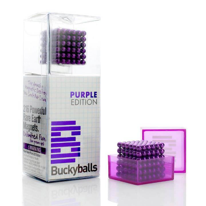 Original Buckyballs Magnetic Balls Puzzles Purple,216pcs balls - Buckyballsstore